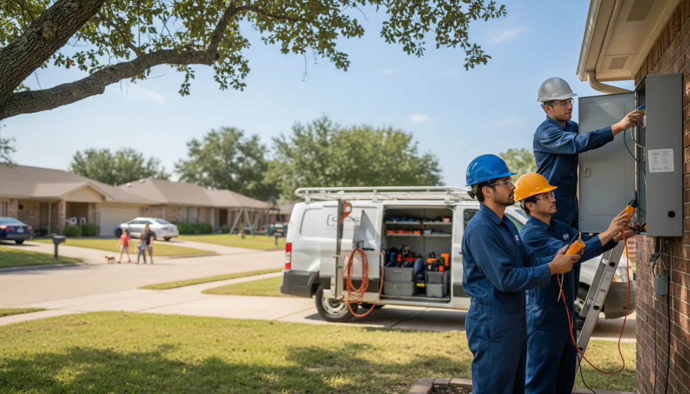 Certified electrician providing emergency electrical services in Belview, MN